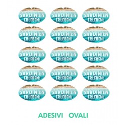 Adesivi Ovali 5 x 2 cm