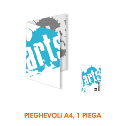 Pieghevole A4 , 1 piega