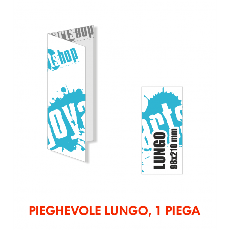 Pieghevole Lungo, 1 piega