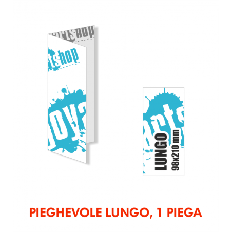 Pieghevole Lungo, 1 piega