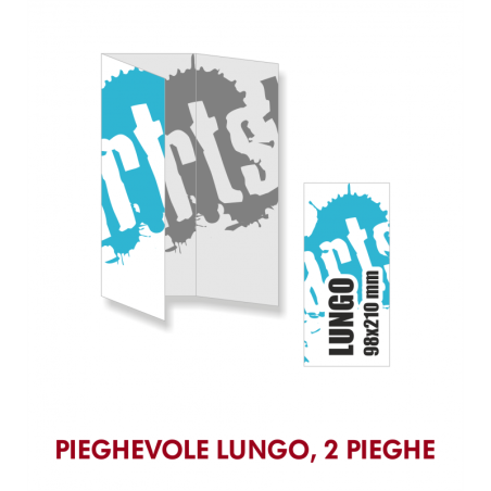 Pieghevole Lungo, 2 pieghe