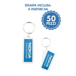 Portachiavi con stampa 18x50mm