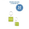 Portachiavi con stampa 32x32mm