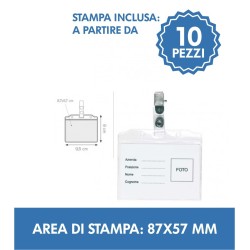 PORTABADGE piccolo personalizzati
