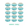 Adesivi Ovali 4 x 2 cm