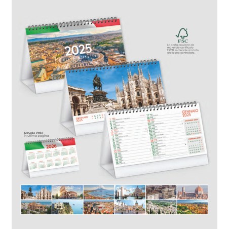 Calendari da Tavolo Città